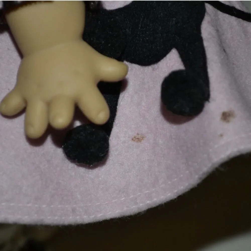 Kewpie Effanbee Pink Poodle Tutu Skirt 11 Inch Meme Cute Baby Doll